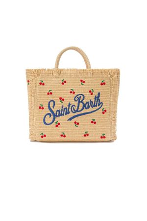 Borsa tote Vanity in paglia beige SAINT BARTH KIDS | VAMI00900345L
